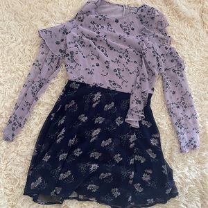 Mix and match floral dress